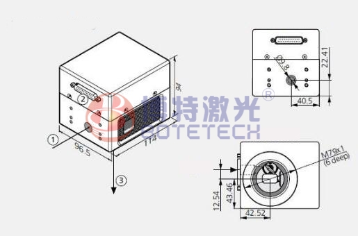 激光打標機振鏡圖紙